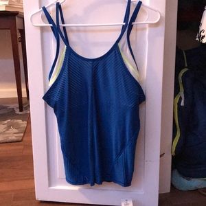Lucky In Love tennis top with built in sports bra